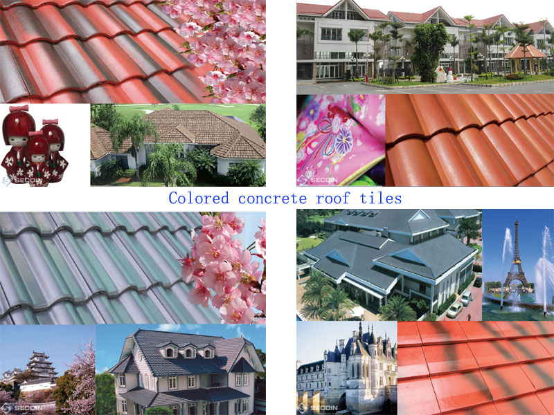 Project case of roof tiles